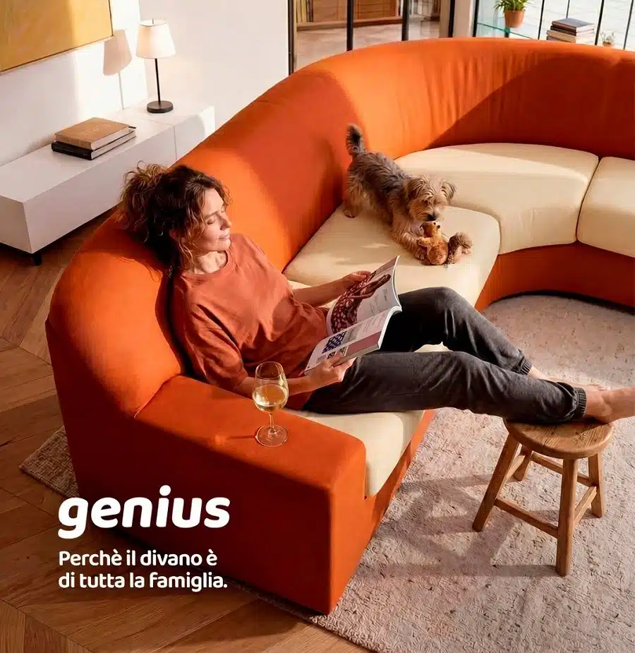 CopriDivano Angolare Genius