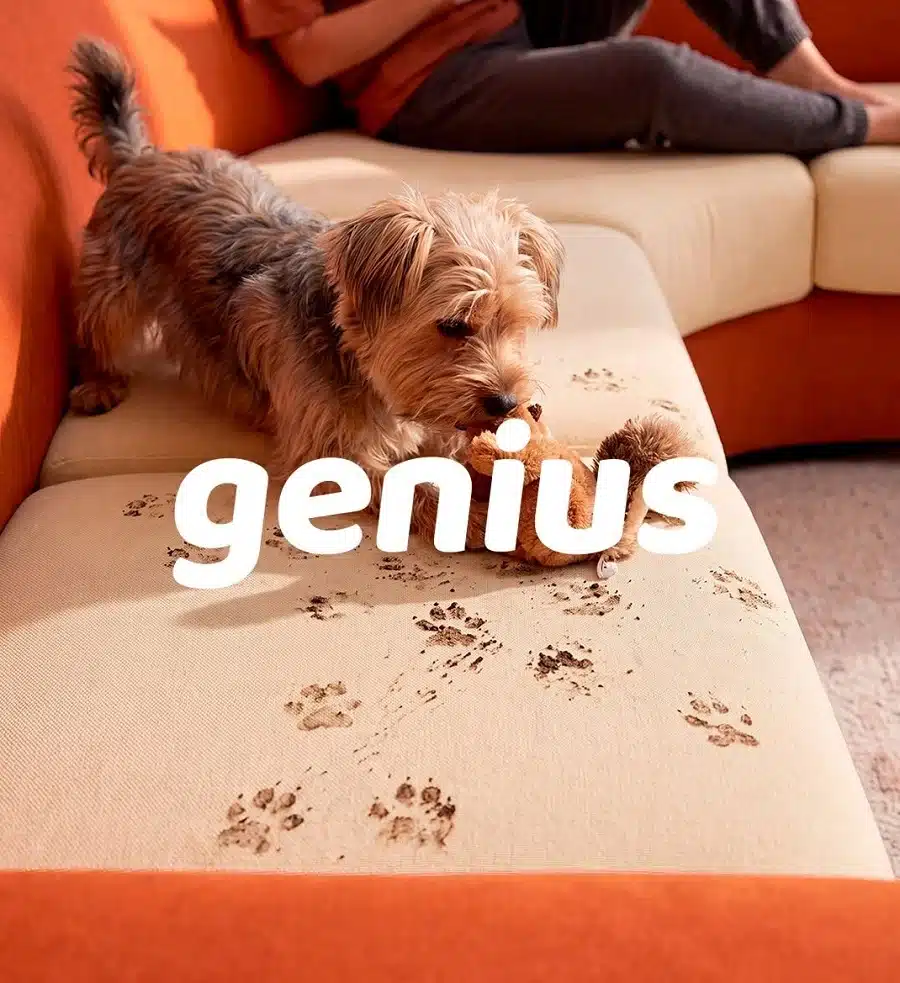 CopriDivano Angolare Genius macchie