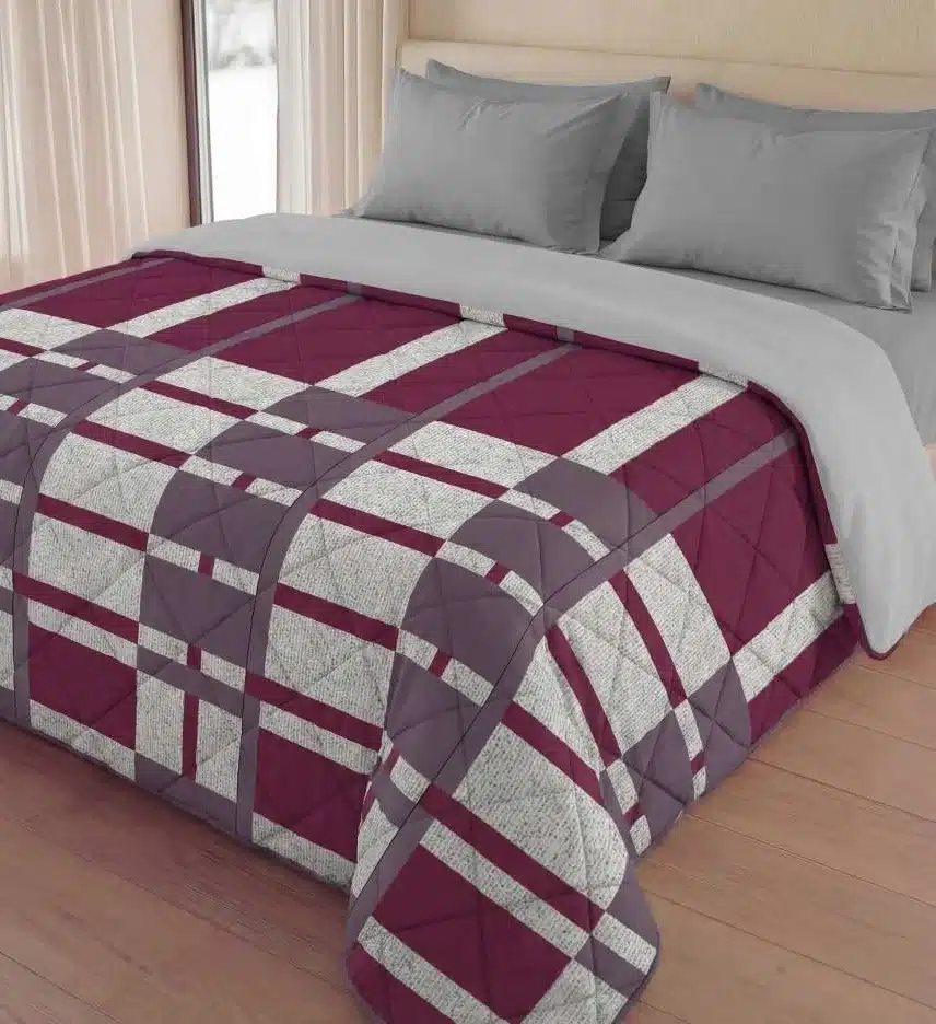 Trapunta Biancaluna Cocò Tartan Bordeaux 6700